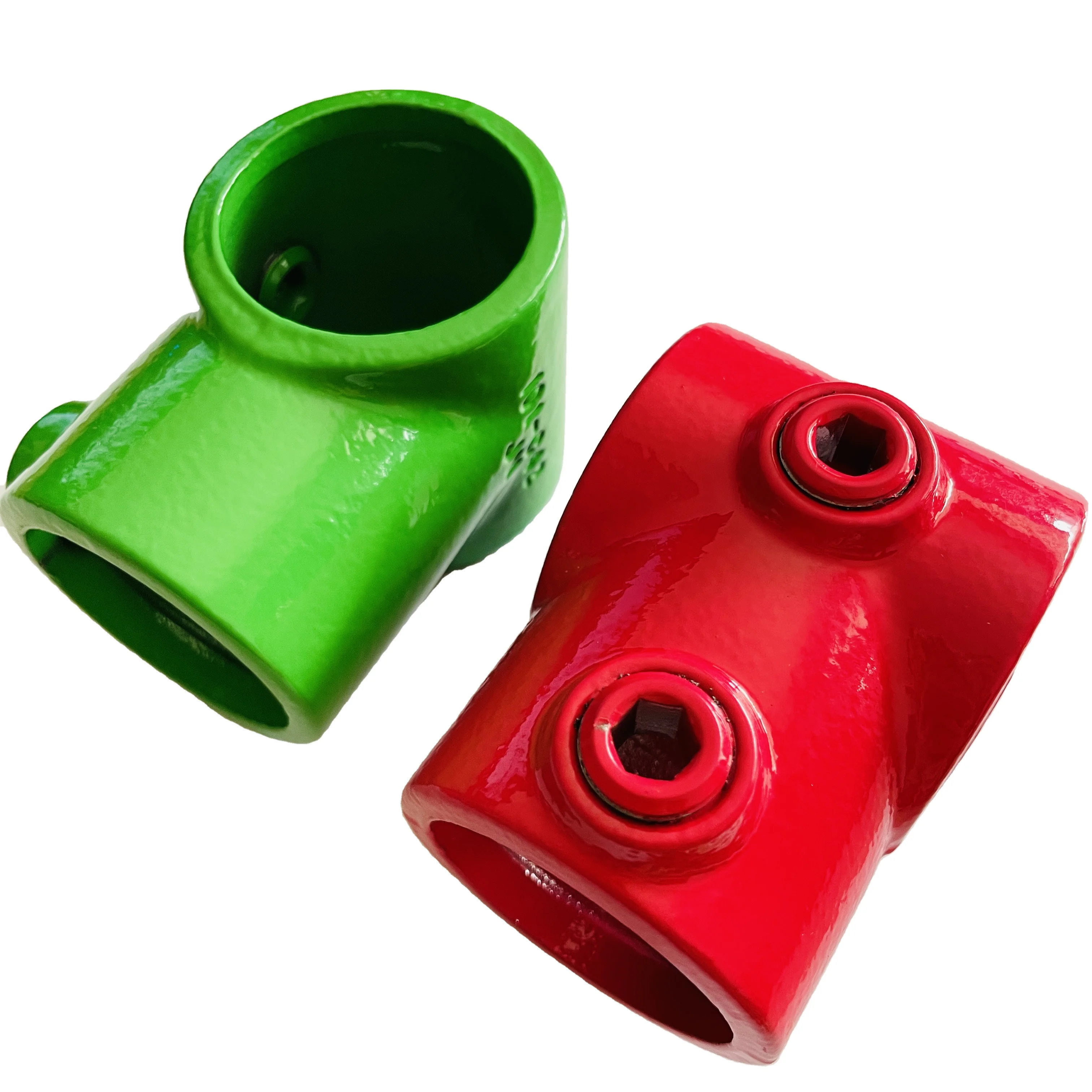 27mm OD Tube A27 x 104 Long Tee different color Tube Fittings
