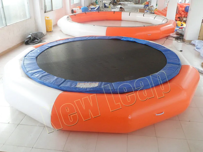 Hot Selling Outdoor Inflatable Exciting Floating Water Trampoline, Inflatable Water Trampoline Games For Sale