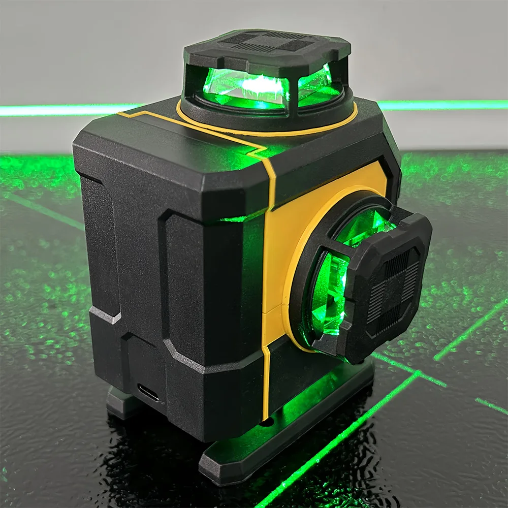 16 Lines 4D Laser Level Green Line Self leveling 360 Horizontal And Vertical Super Powerful Laser Level