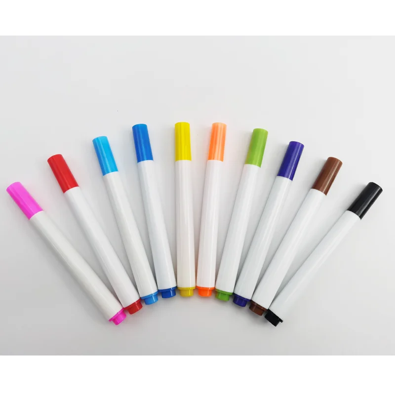 KHY Russia Hot Sale White Board Dry Erase Marker Pen Set Manufacturers Colored Fine Tip Alcohol Free Ink Whiteboard Marker Pen