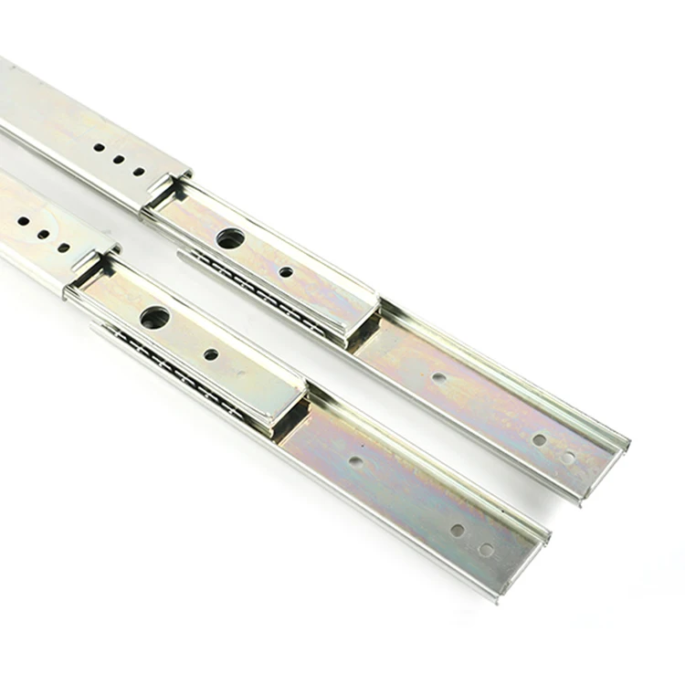 CS2035PT 35 wide steel ball industrial telescopic slide rail light load cold rolled steel drawer slide rail load 35kg