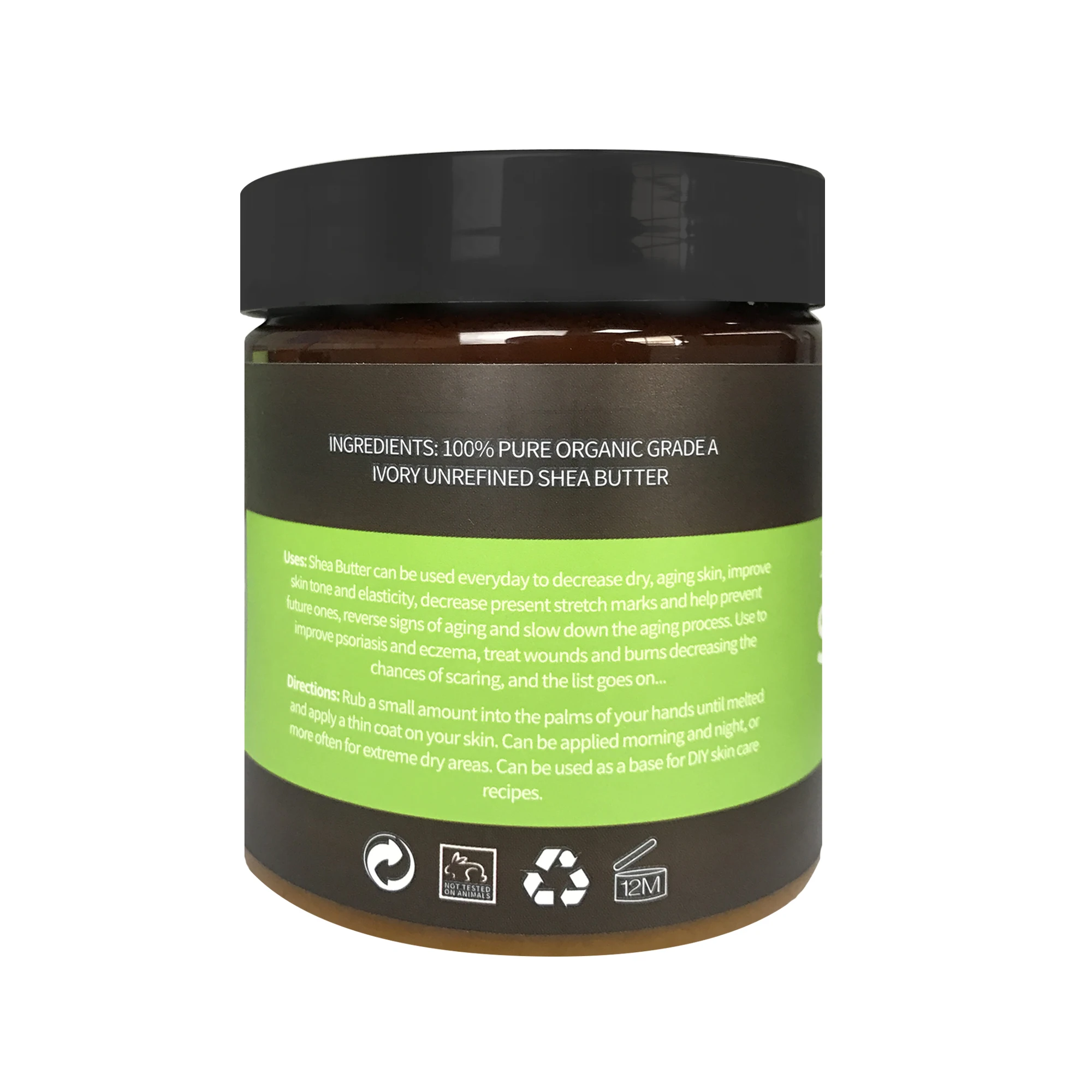 
private label Cosmetic 100% Pure natural moisturizing Raw African Organic whipped Unrefined Shea Butter 