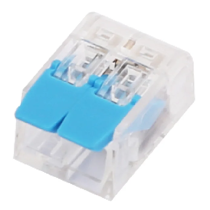 Push in Wire Conductor Clamp Terminal Block with Lever for Lighting Fast Solid Flexible Cable Universal Spring Compact Connector