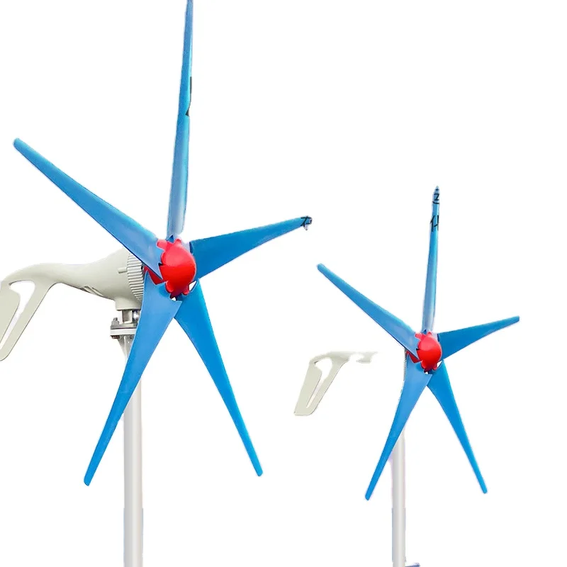 Low Wind Speed 600W 700W 800W 1000W Horizontal Axis Wind Turbine Generator 2000 watts 5 Blades for Home Use