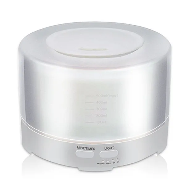 China Factory Supply Remote Control 500ml Ultrasonic Essential Oil Diffuser With High Quality Wireless LED  Humidifier