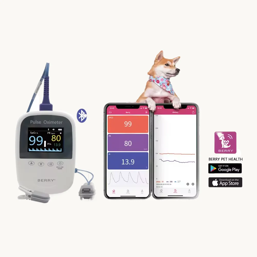 Automatic Portable Handheld Small animal Spo2 And Pulse Rate Vet Pulse Oximeter