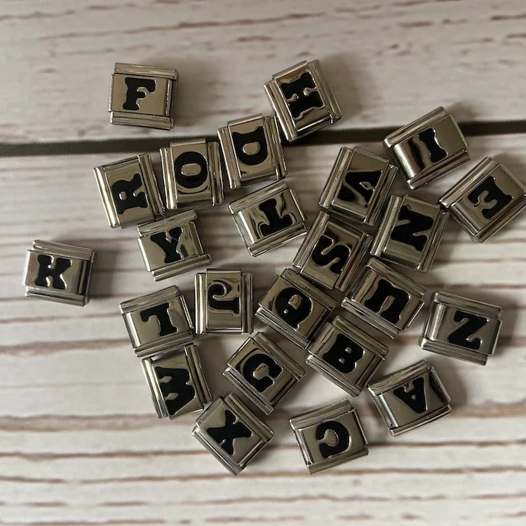 MOYAMIYA fashion jewelry Stainless Steel Bracelet Titanium Steel Italian Charm bracelet jewelry making beads charms