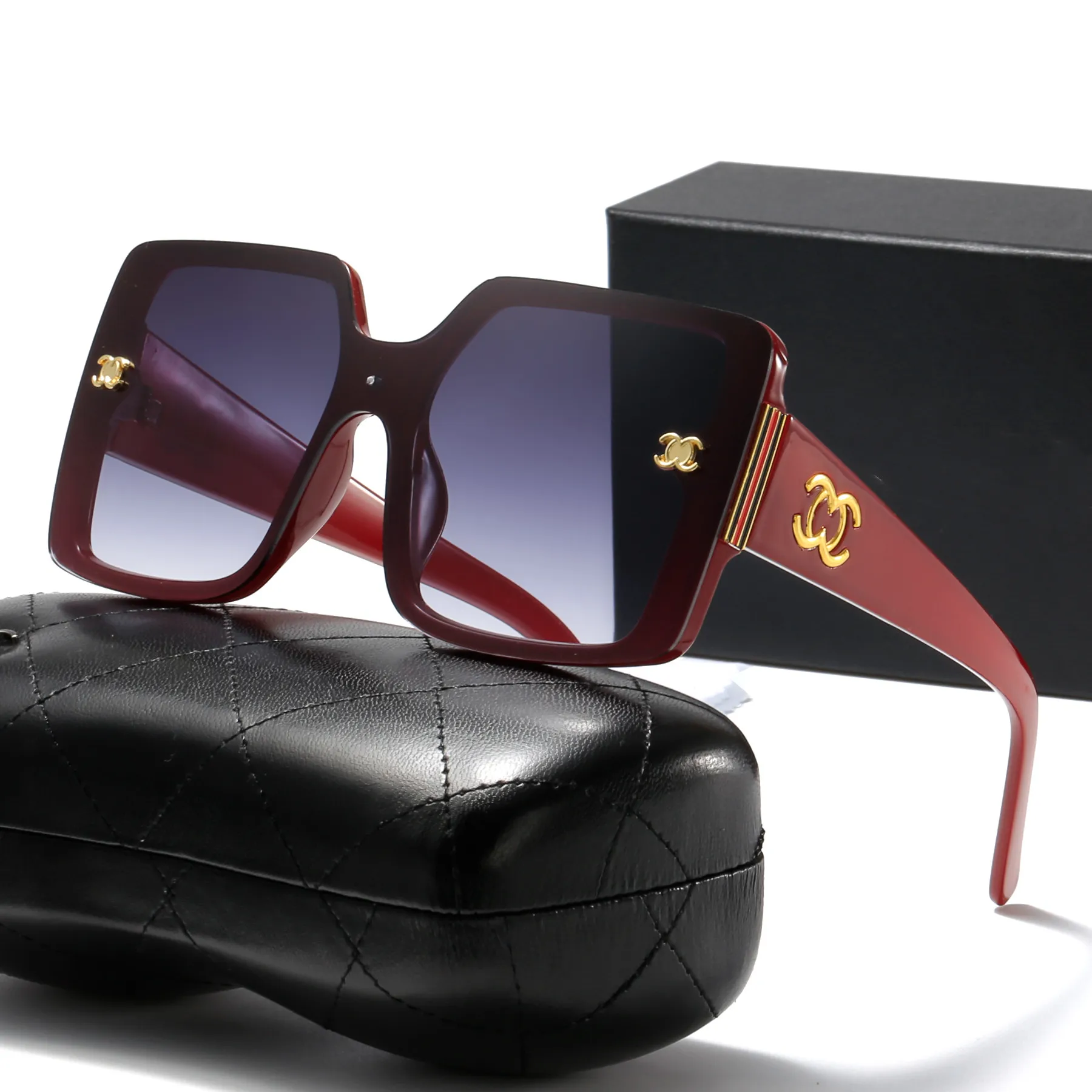 Солнцезащитные очки женские оверсайз оправа модные роскошные дизайнерские оптом новый производитель женские солнцезащитные очки