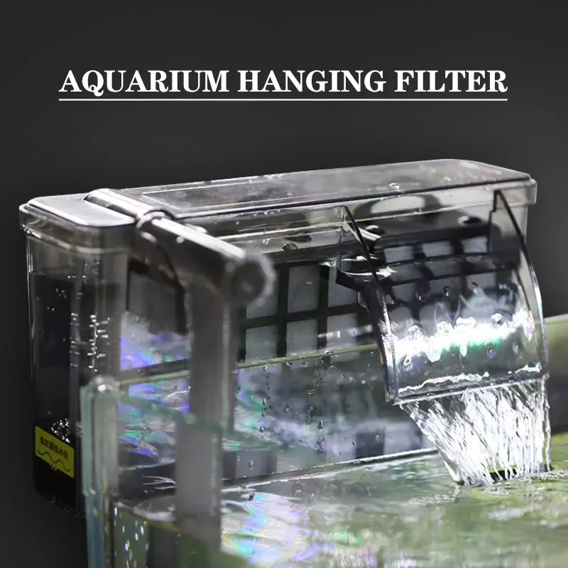 Fish Tank Filter Aquarium Accessories Hang On Filter Aquarium