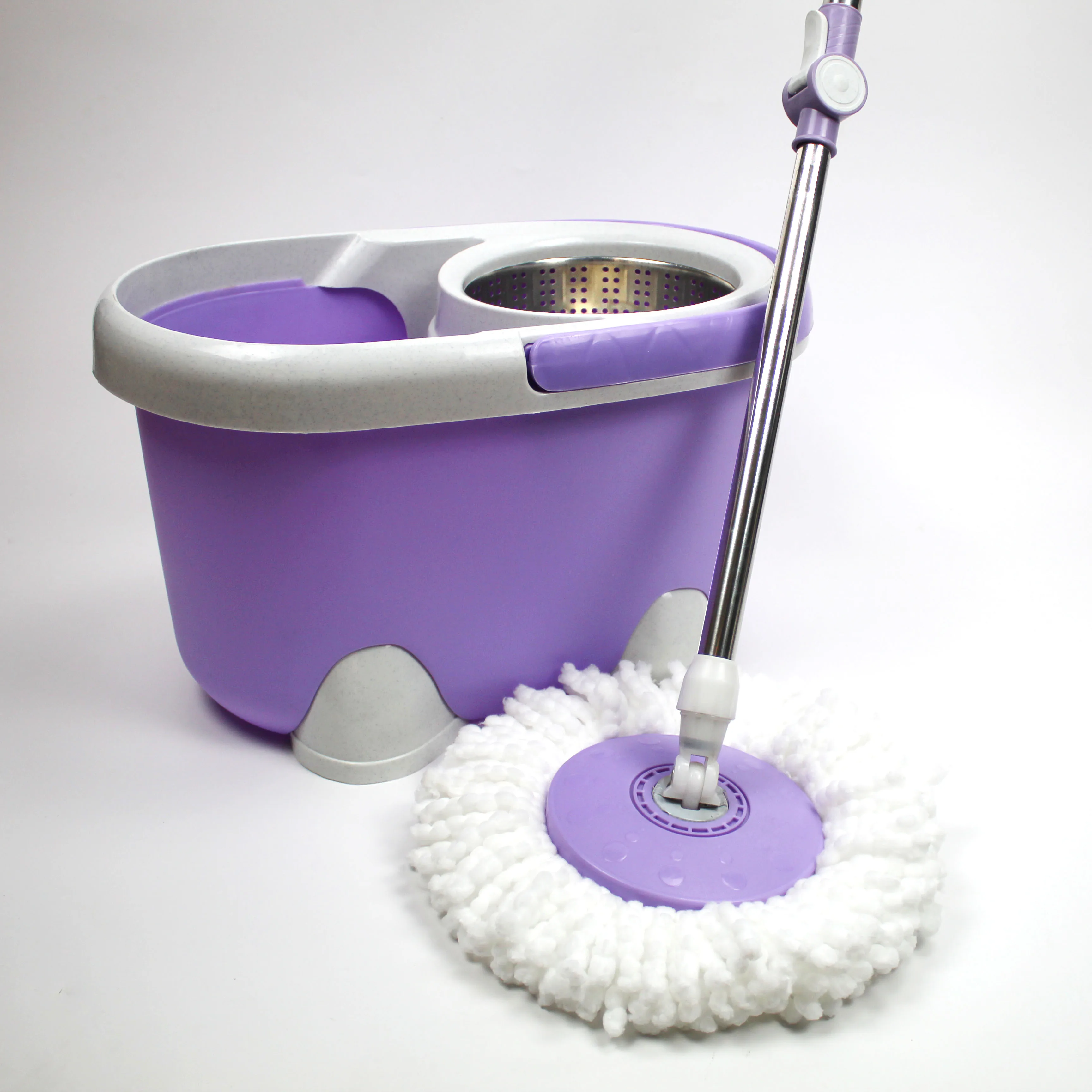 High Quality Floor Cleaning Mop and Bucket System Microfiber 360 Magic Spin Mop Supplier