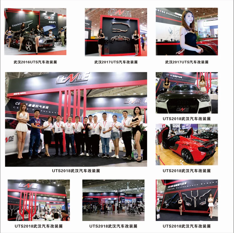 High quality electric valve remote control exhaust tips for bmw e46 e60 benz