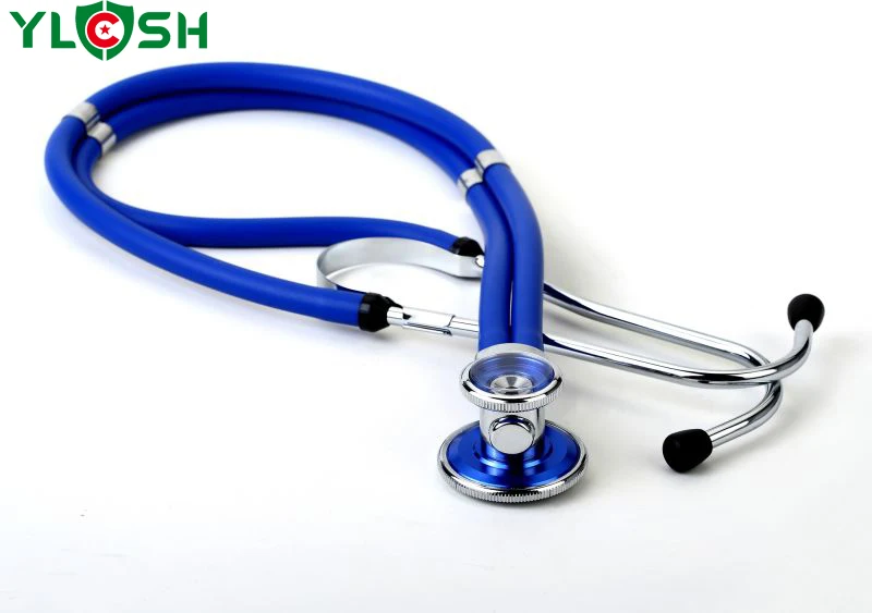 Portable stethoscope  Deluxe Dual-Head stainless steel medical Stethoscope with high quality