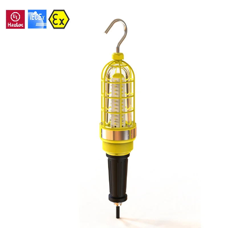 10W 20W 30W Portable Explosion Proof LED Hand Light Lamp Ex db IIC T6 Gb Ship Oil Platform Chemical Explosive Gas Led Drop Light