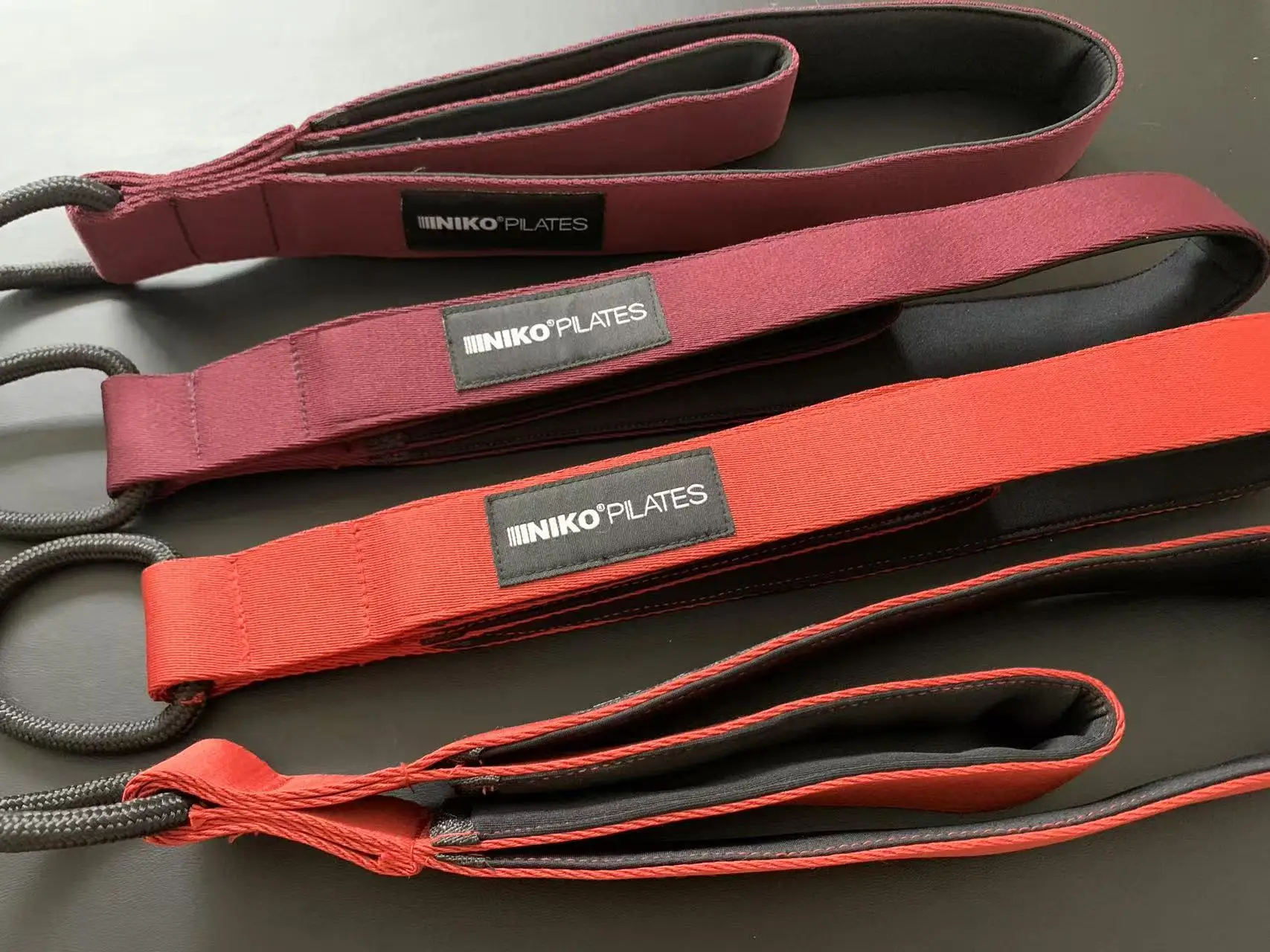 Double Loop Fitness Pilates Straps for Reformer, Cadillac, and Other Fitness Equipment