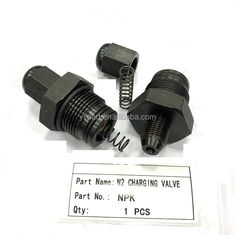 NPK Hydraulic Hammer Adjust Valve NPK Rock Breaker GH10 H4XE Nitrogen Charging Valve