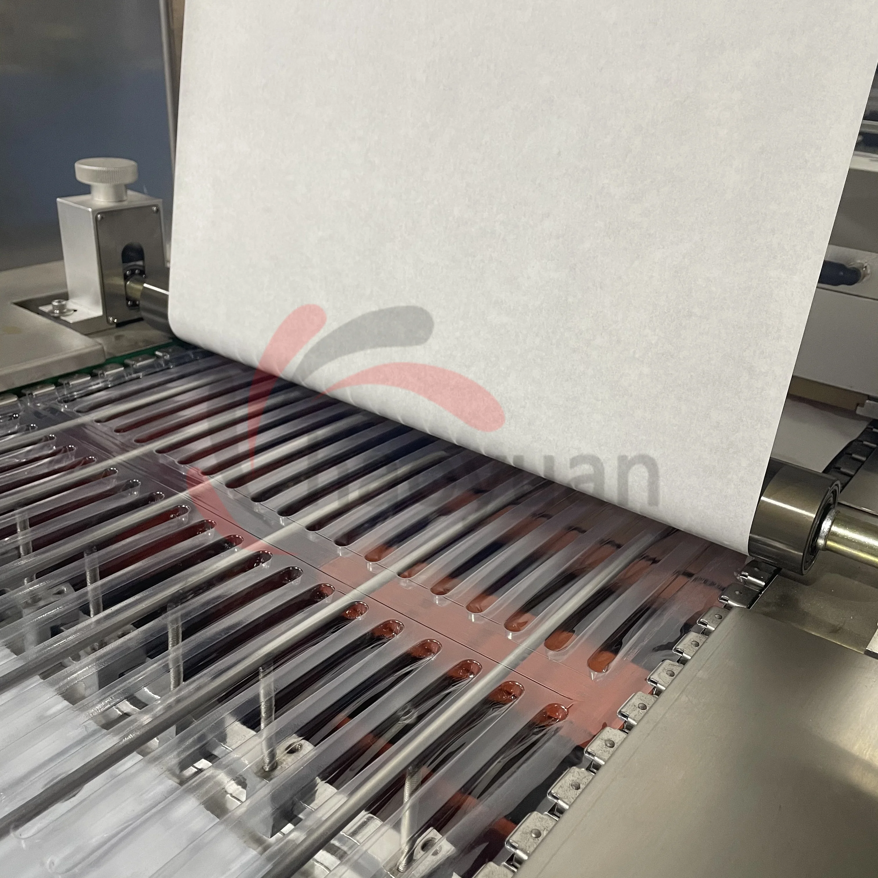  Haoyuan HY-420 Oral Syringe Blister Packing vacuum Forming Machine Four Side Sealing