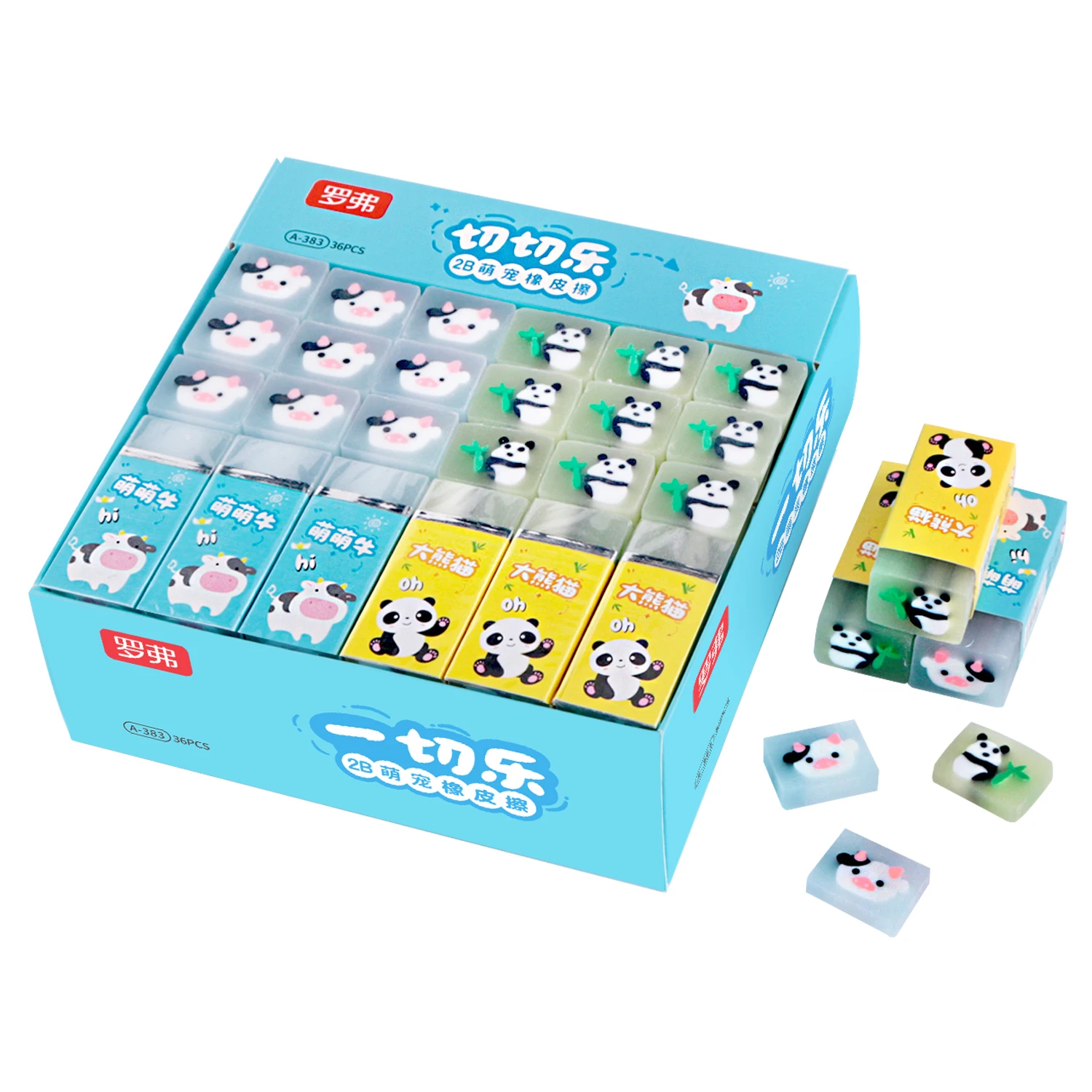 Cool erasers in stock up to 50% off promotion season back to school erasers