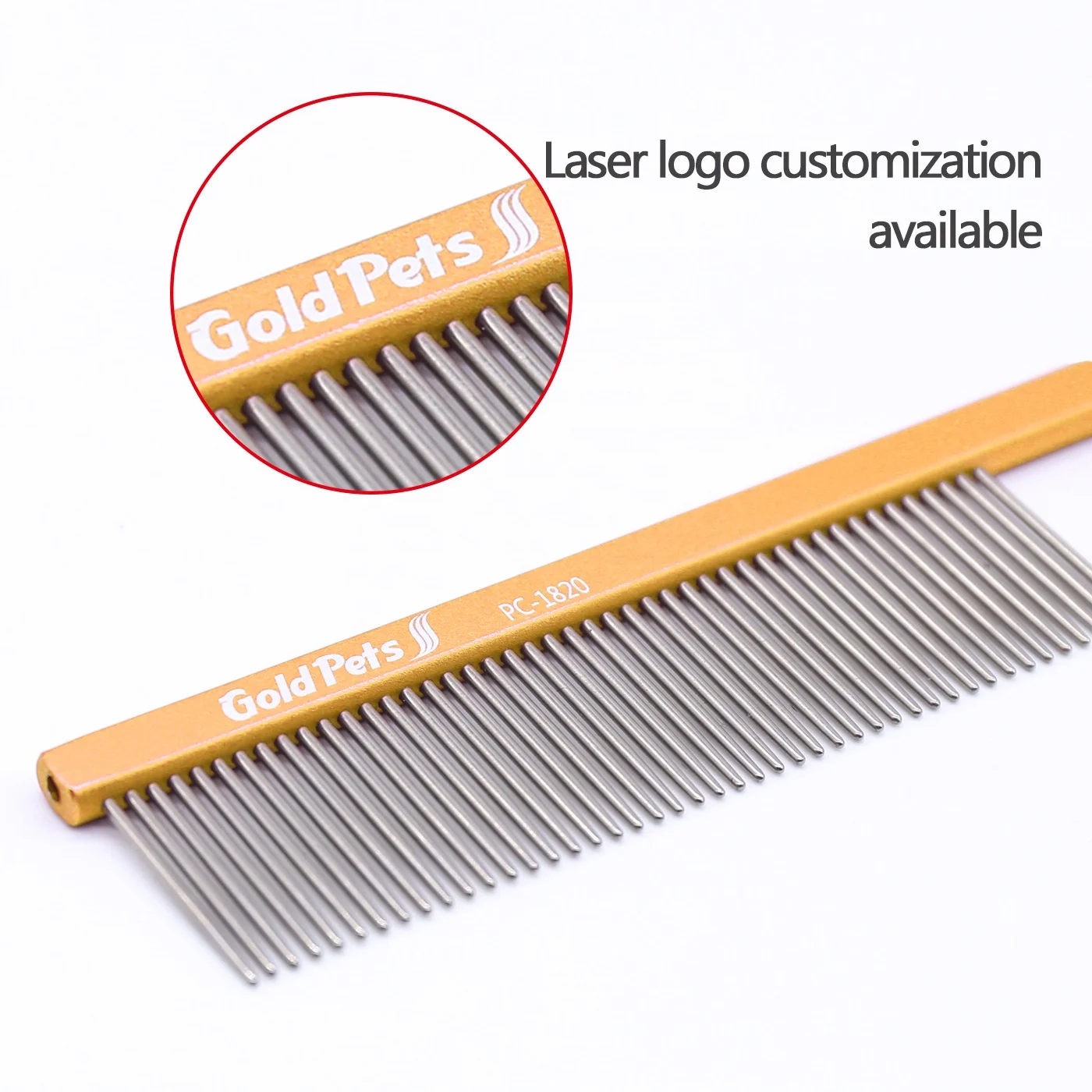 Pet Lice Collecting Red And Black Metal Stainless Steel Rat Tail Comb Grooming Battery Kids With 5 Tails
