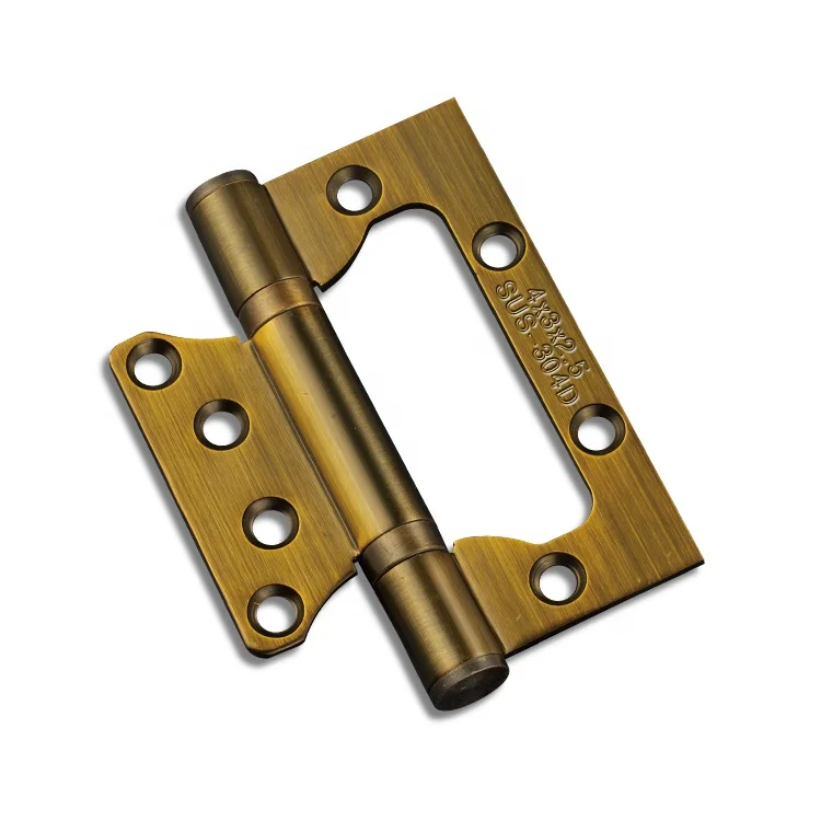 4 Inch Stainless Steel 201 Flush Hinges for Wooden Door