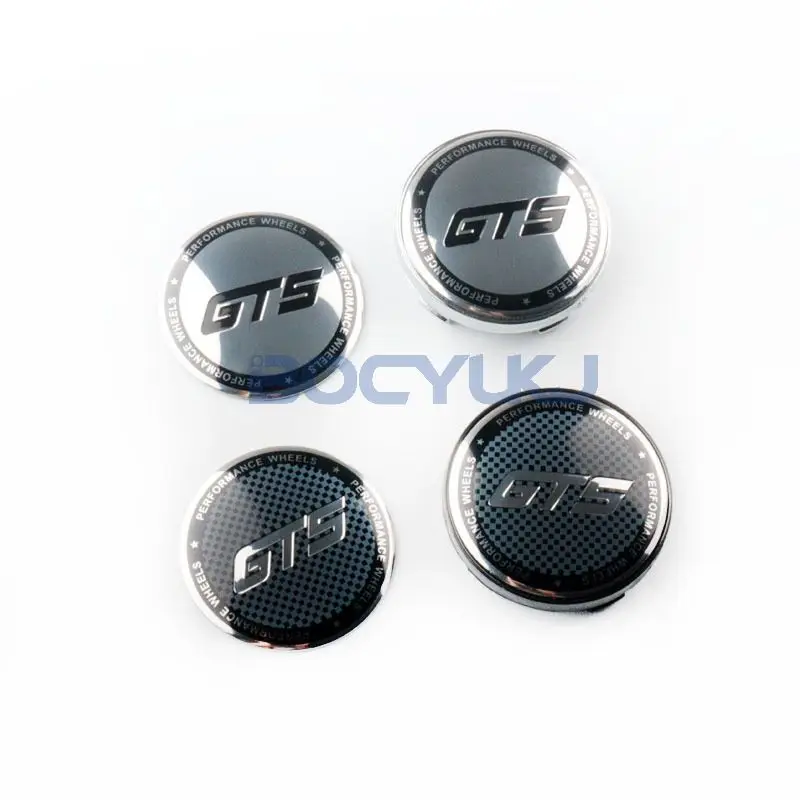 4pcs/lot 60mm GT5 Universal Car Modified Wheel Hub Cover Protection Wheel Rim Center Hole Emblem Stickers Exterior Accessories
