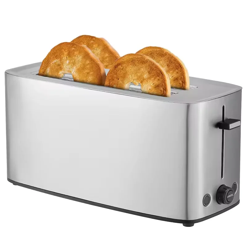 2 Slice Toaster Wide Slot Bread And Bagel Toaster Double Side Baking Compact Bread Toaster With Removable Crumb Tray