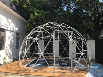 Factory Direct Sale Spherical Sun Room Garden Outdoor Glass House Garden Camping Tent Anti Noise Insulated Dome Gazebo