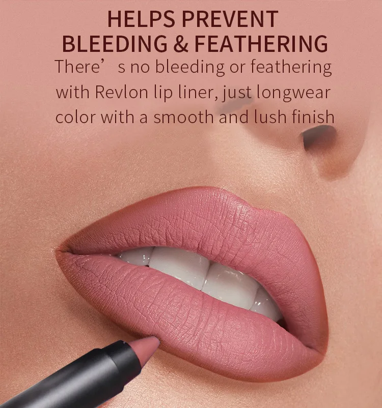 Crayon Pencil Lipstick Long Lasting Vegan Crayon Lipstick Waterproof Crayon Creamy Matte Nude Lip Liner Lipstick