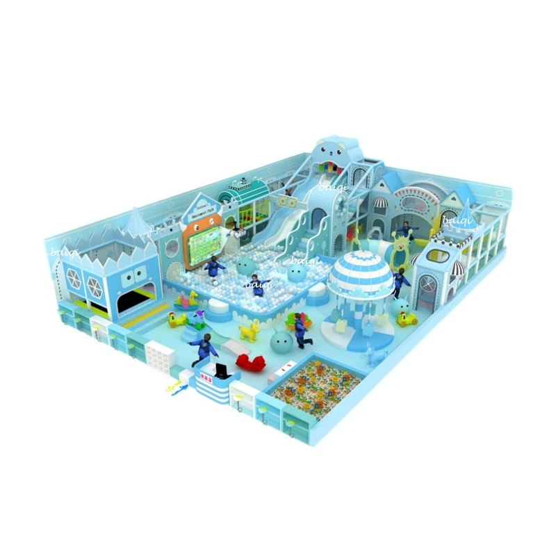Custom Commercial Amusement Park Children Playground Soft Play Kids Indoor Playground entertainment equipment for sale