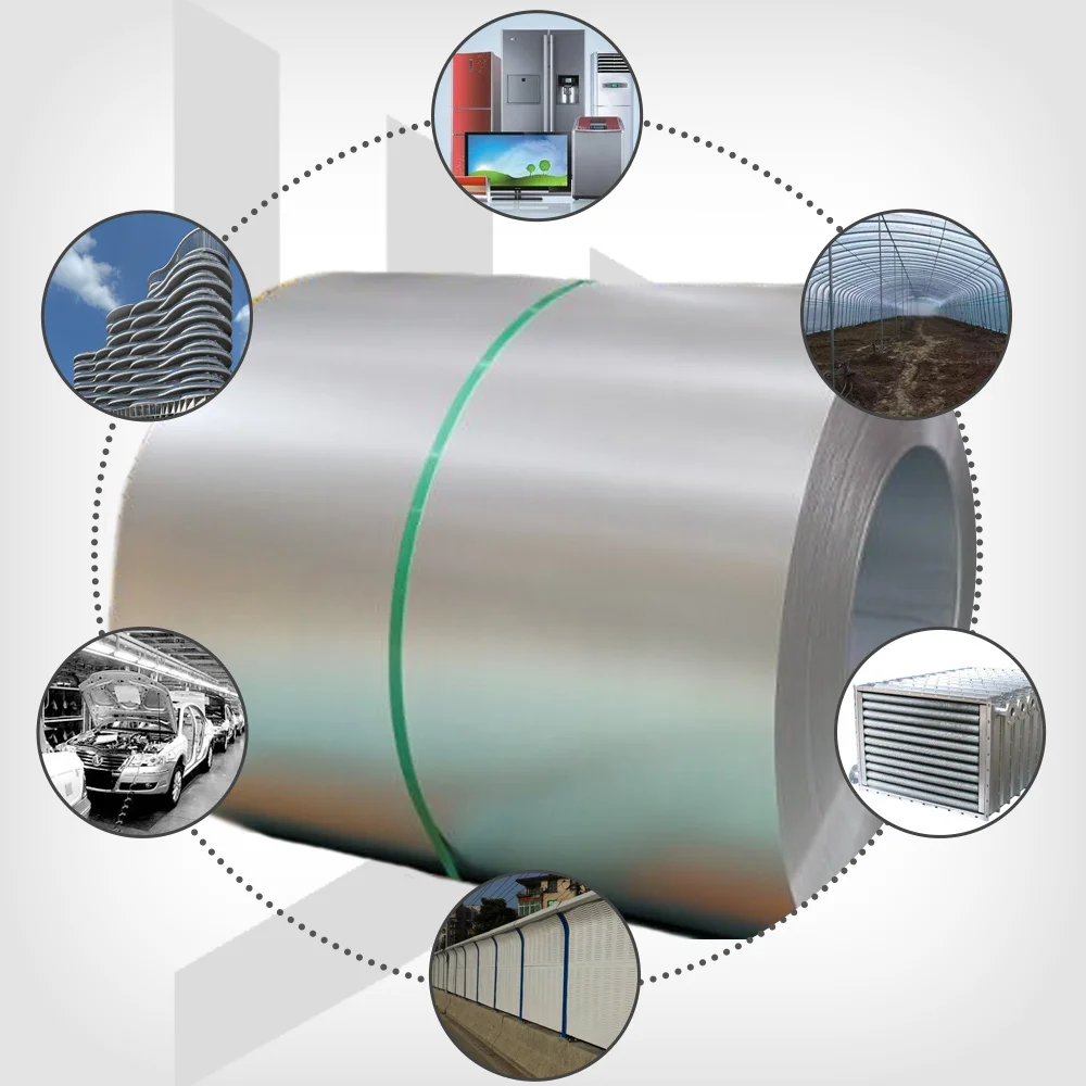 China GI GL steel factory  DX51D+AZ az150 az100 galvalume metal steel roll coil price
