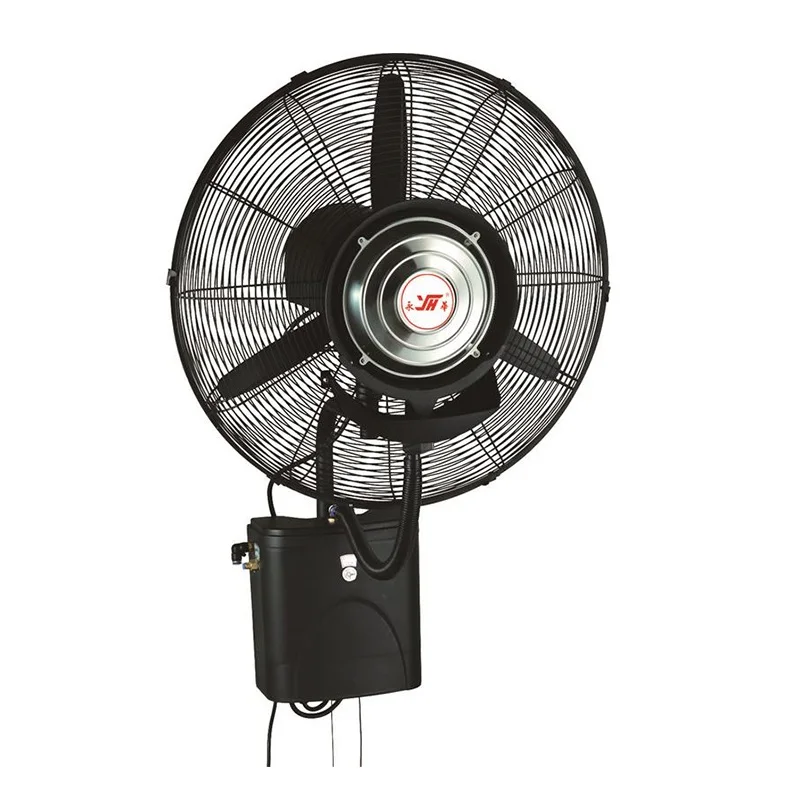 Industrial Metal Wall Mist Fan Low Temperature Rise 26 Inch Wall Mount Misting Fan