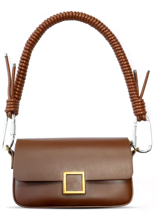 handmade New luxury customPU leather braid rope 6mm shoulder crossbody bag strap for crossbody bags rope bag strap