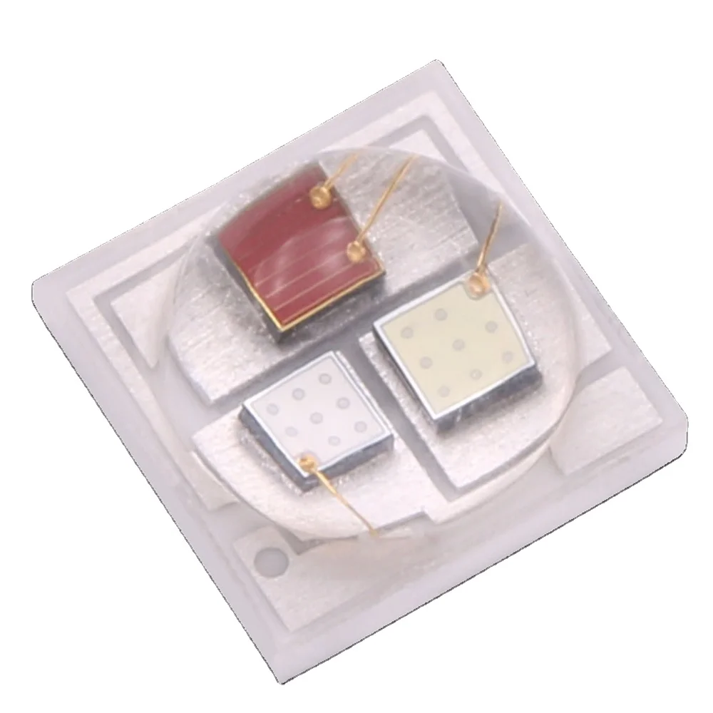 Три в одном, полноцветные кристаллы Epistar, красный, зеленый, синий, 3 Вт, 3535 RGB, SMD светодиоды для освещения