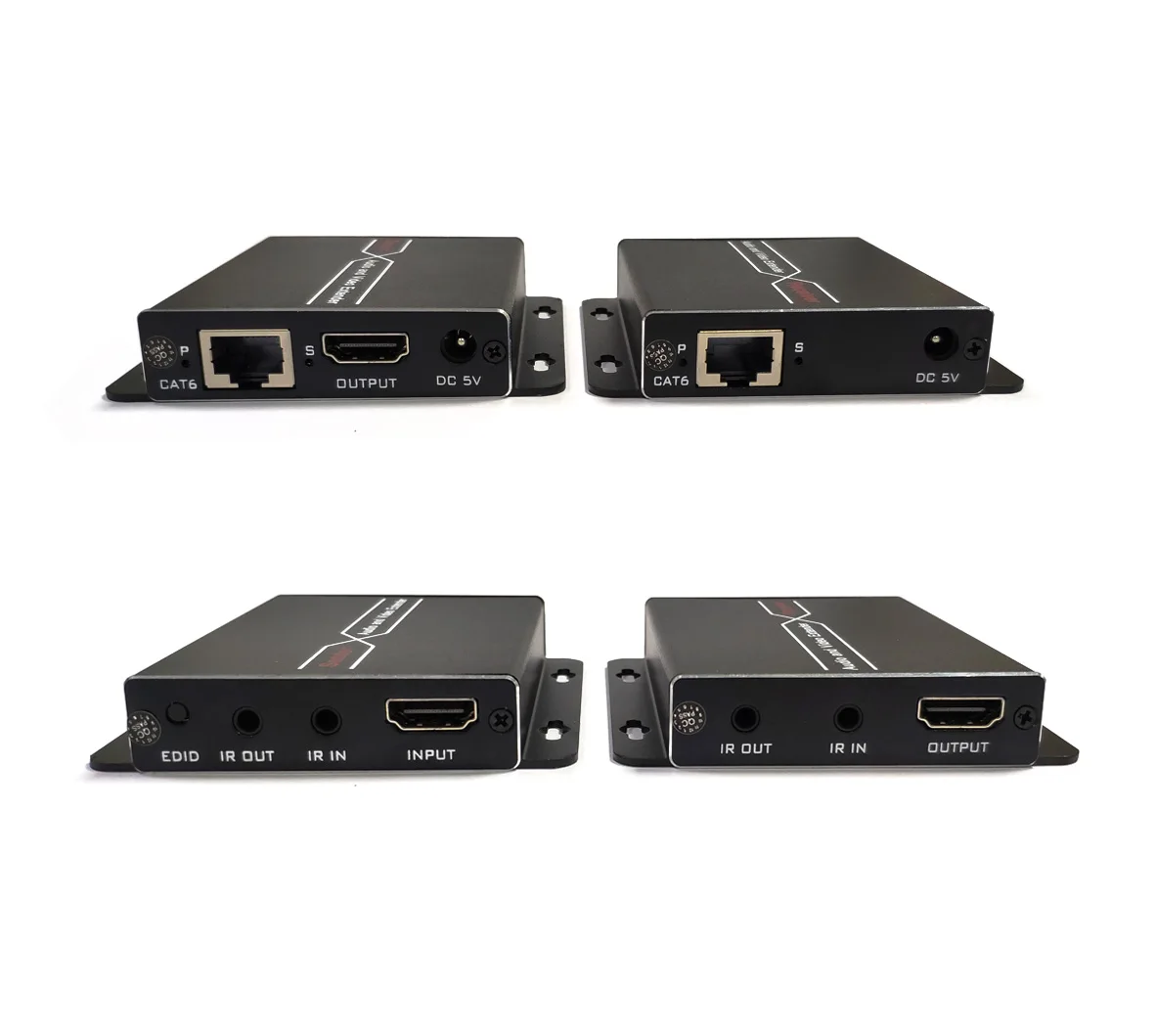 4K HDMI удлинитель RJ45 К HDMI удлинитель приемник передатчика по кабелю Cat6/cat7 60 м