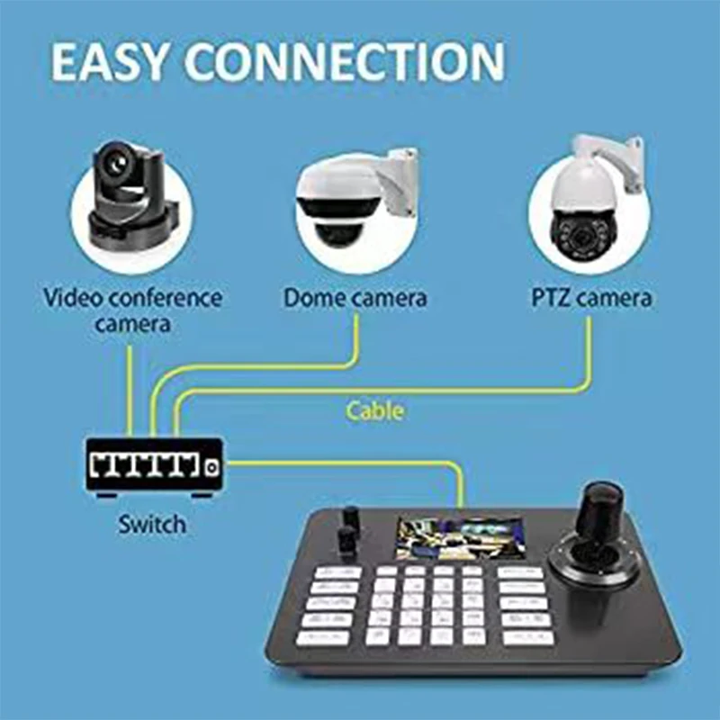 R31 Vmix video switching keyboard controller joystick PTZ camera  Recording Host radio & tv broadcasting Recorder equipment