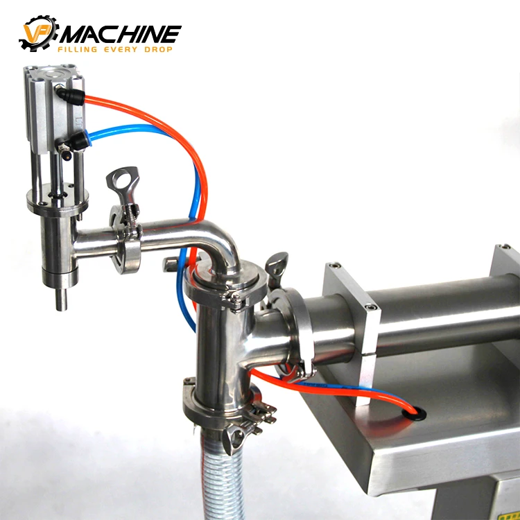 Hot sale pure pneumatic automatic electric single head control liquid filling machine