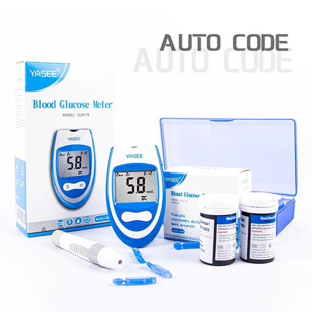 High Quality Health Care Blood Glucose Meter and Glucometers Monitoring Blood Sugar Tester 50 Test Strips And 50 Lancets