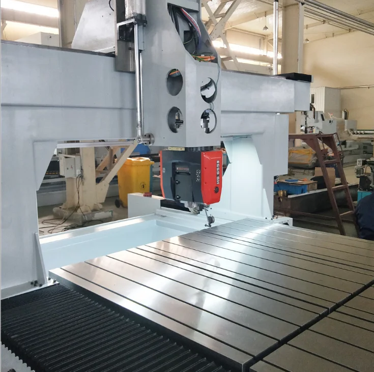CNC 5 Aixs обрабатывающий центр для алюминиевого профиля алюминиевый профиль фрезерный станок JGZX5-CNC-3000
