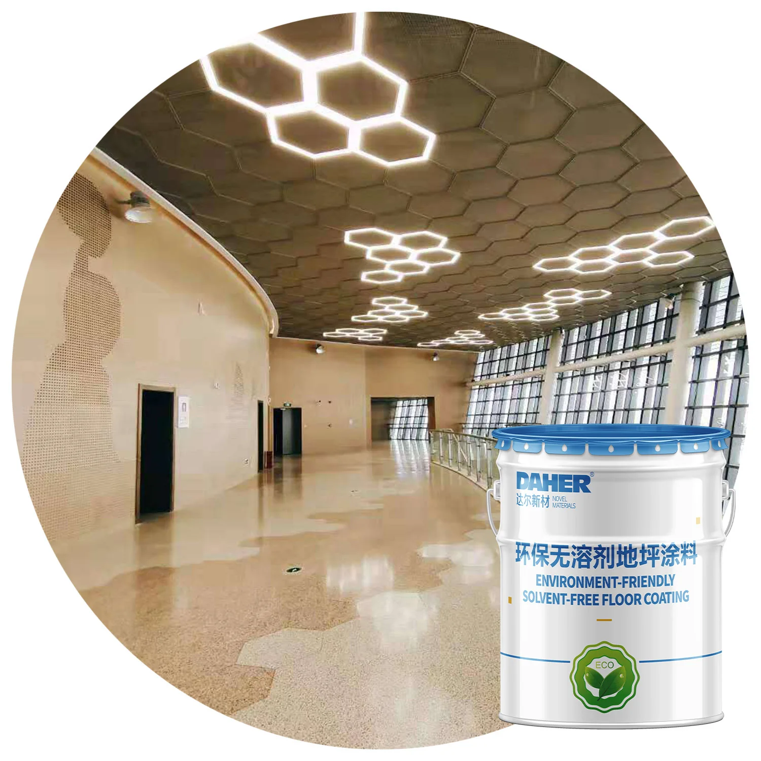 High Quality Solvent-Free Epoxy Resin Terrazzo Paint Floor Paint