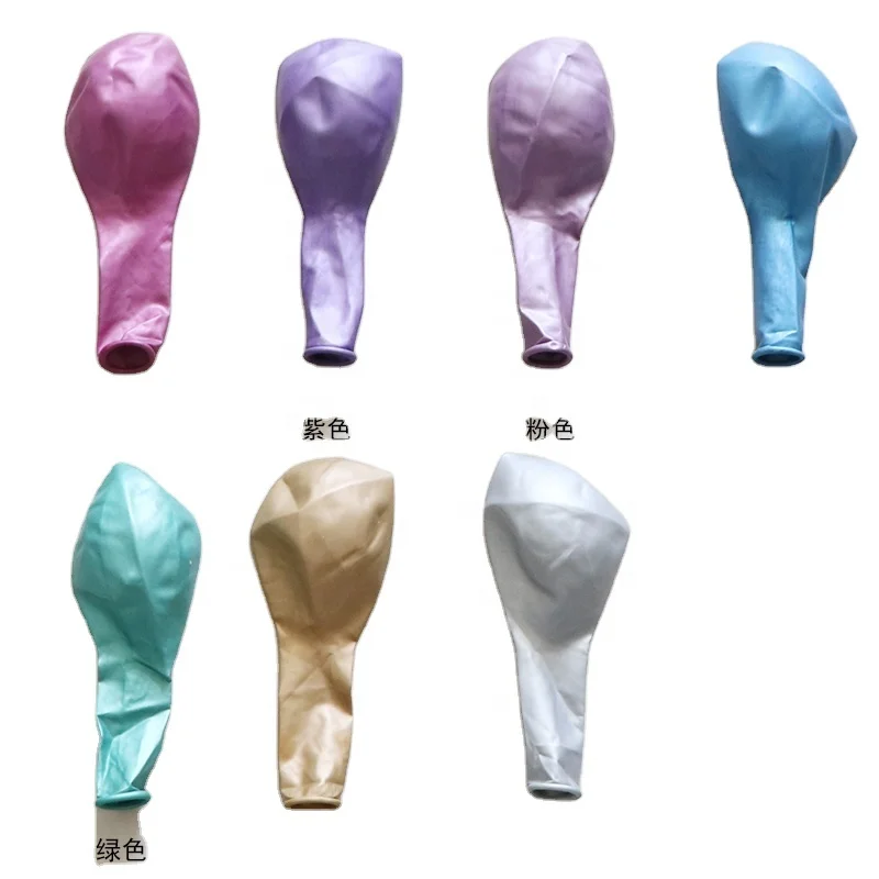 Party wedding high quality Metal balloon colorful peal metallic latex balloons decoration Chrome balloons