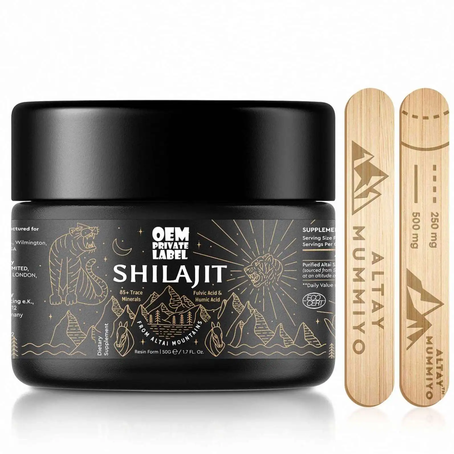 Shilajit Resin Paste Pure Natural Himalayan Supplement Rich Humic Fulvic Acid Extract