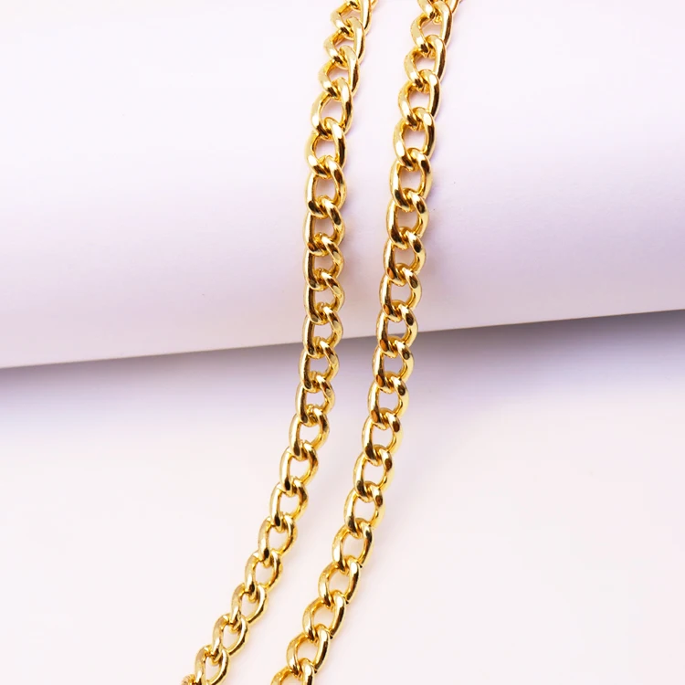 Cheap price heavy duty chain link fencing galvanized Metal handbag chain 	Bag chain strap