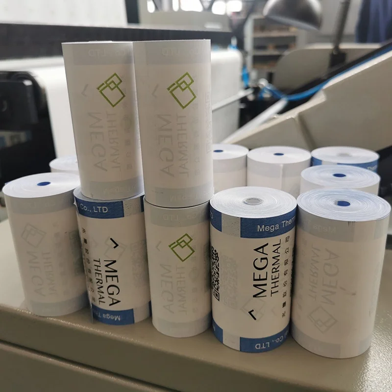 3 Color credit card register receipt thermal paper roll slitting printing machine