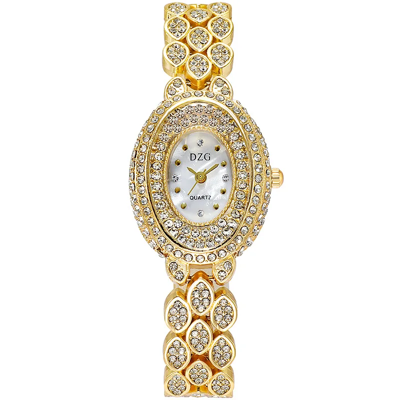 Luxury Hip Hop Bling Bling Women Diamond Iced Out Watch Fashion Female Quartz Watches Wristwatch 2022