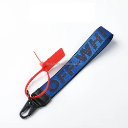 New arrival Colorful Keychain Manufacturers Personalized white Fashion gift craft Metal designer woven Keychain