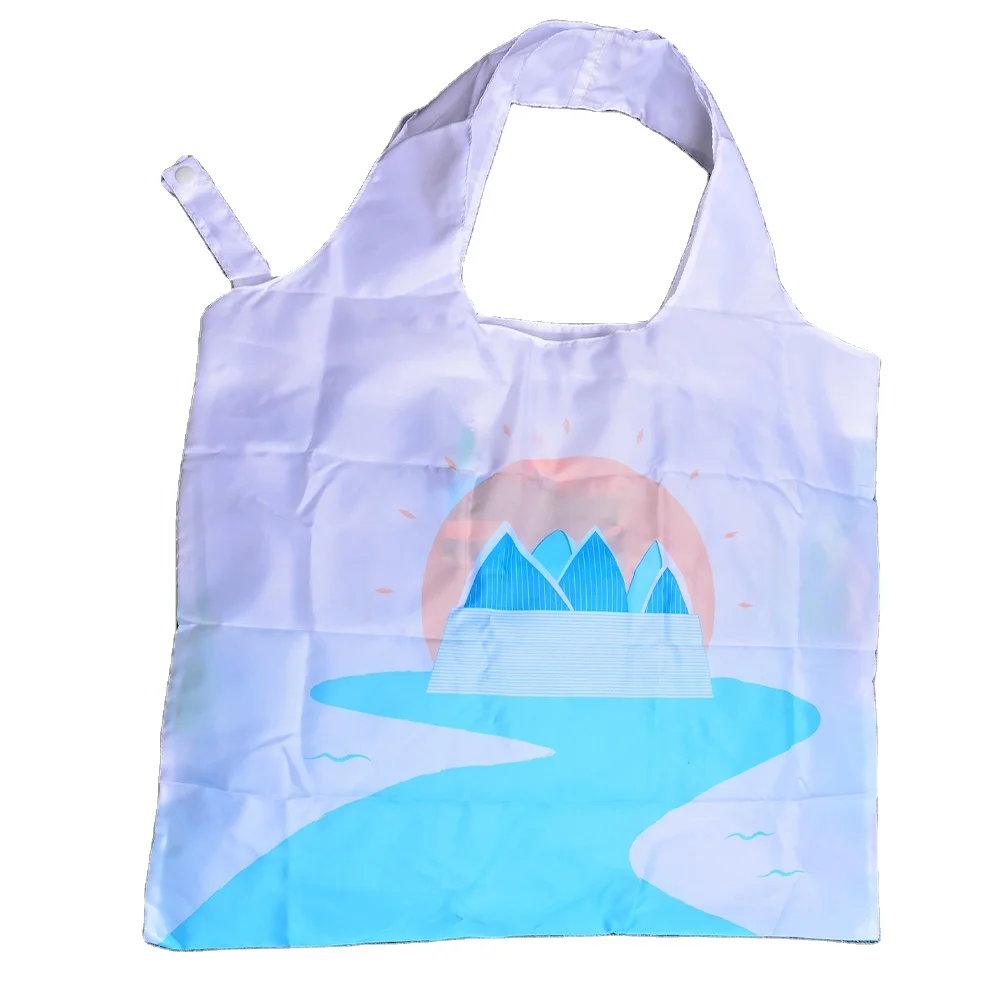 Sunny Century nylon custom reusable bags for groceries recyclable gr mini grocery tote folding animals foldable shopping bag