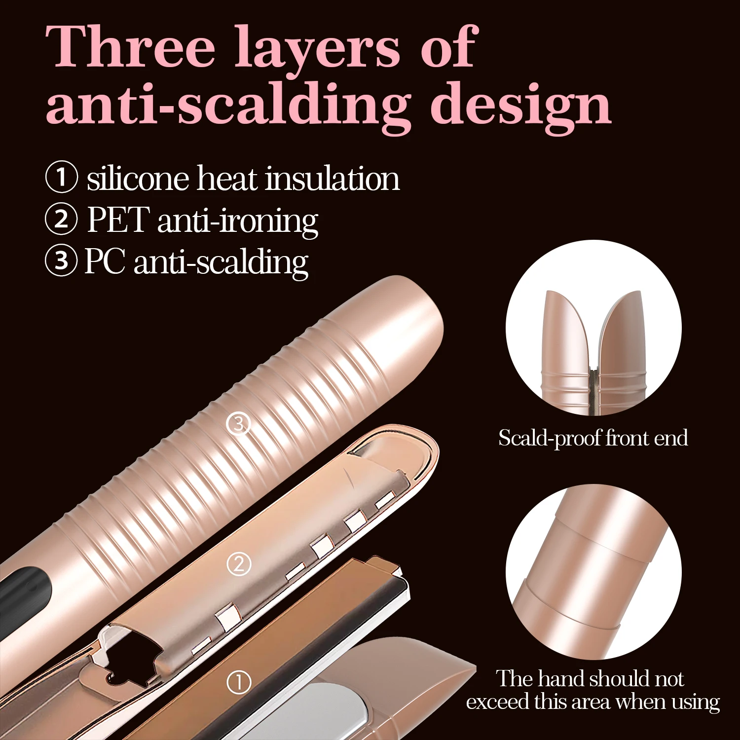 Electric Fast High Temperature Salon Lcd Screen Splint Tools 2 In 1curler Portable Professional Infrared Anion Hair Straightener
