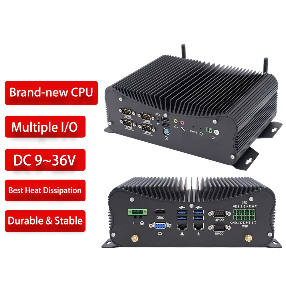 Manufacturer Fanless Industrial Computer Intel Core i5 4278U Support  fanless Industrial nano cheap Mini PC