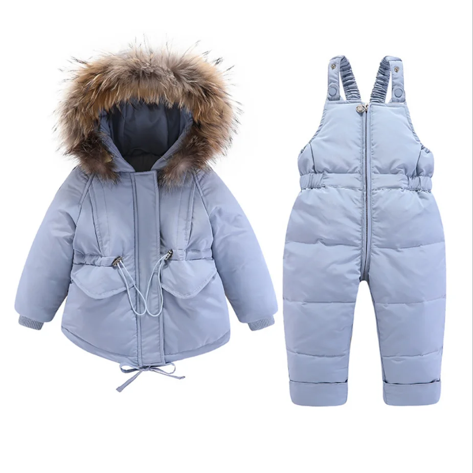 
ChengXi New Style Children Down Jacket Baby Winter Ski Wear Boys And Girls Infant Winter Jacket Baby Boy Parka Snow Set Warm 