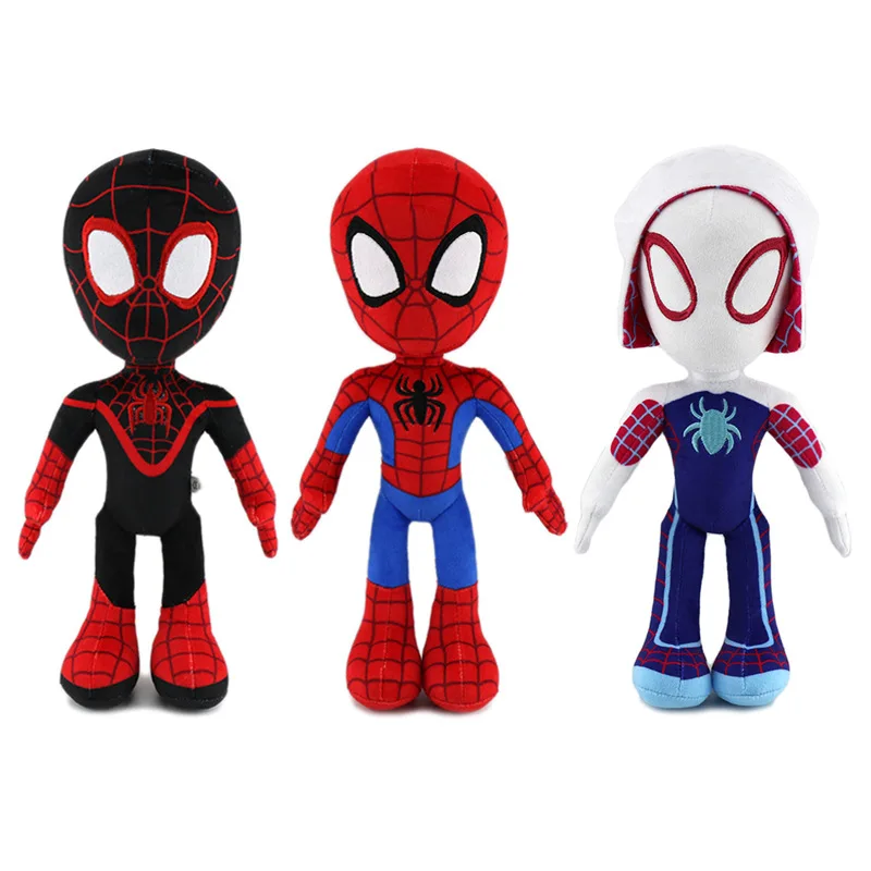 Cross Border Newest Wholesale Cartoon Soft Cute Plush Spider-Man Figure Toy Stuffed Toys For Kids
