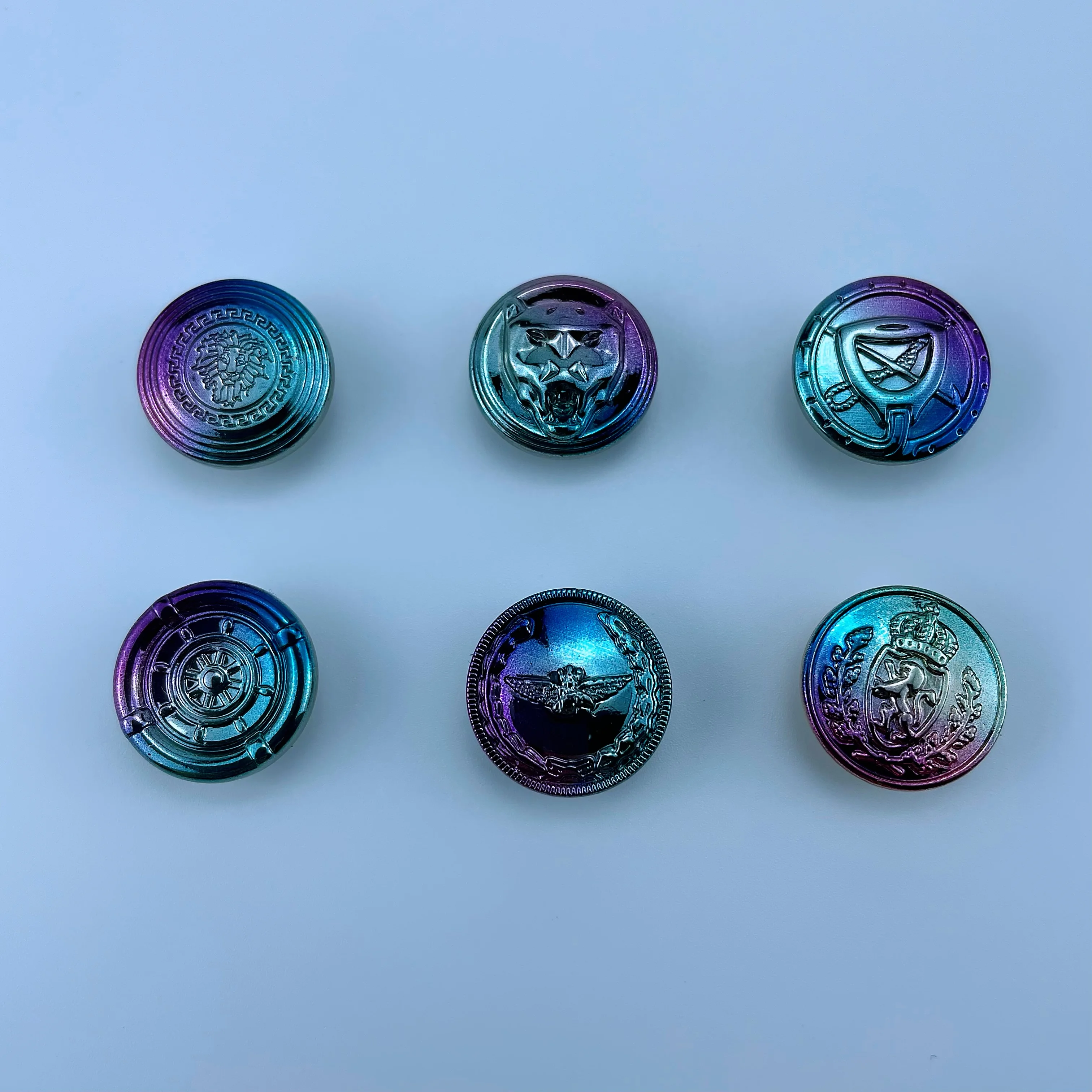Plating Handmade Flowers Rainbow Metal Rhinestone Zinc Alloy Snaps Buttons on Clothes 15 Mm Logo Custom Metal Press Snap Button